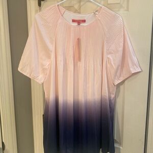 Catherine Malndrino pink:purple top